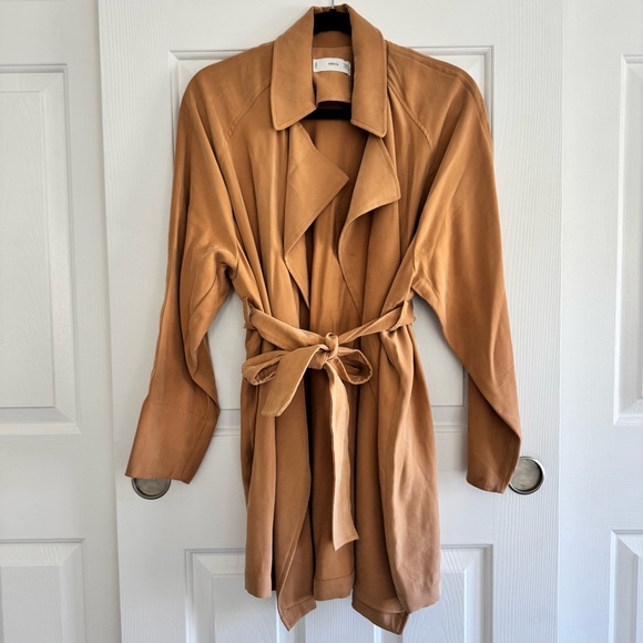 Mango Drape/Light Trench Coat - Picture 2 of 16
